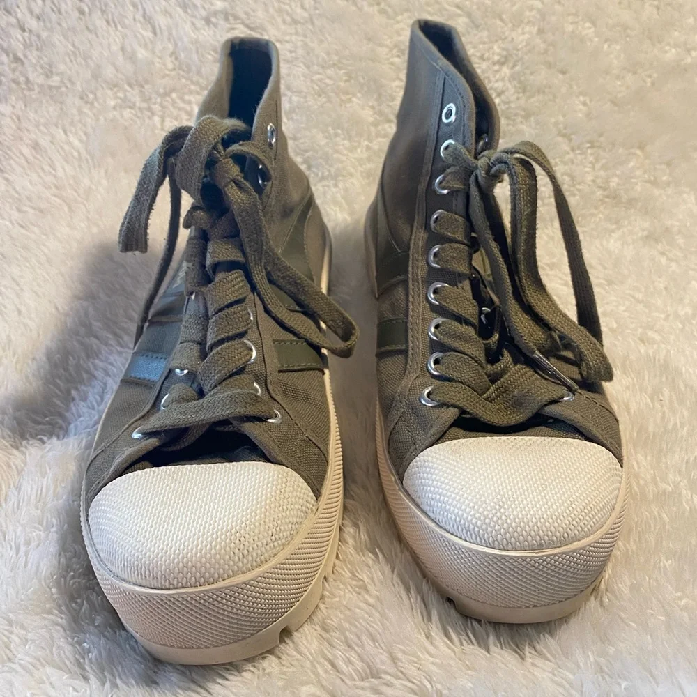 🌟HP🌟GOLA by Anthropologie Coaster Peak High Top Sneaker Bootie Size 5 - Picture 8 of 9